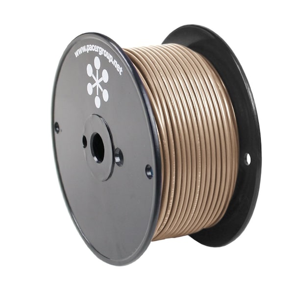 Primary Wire, Marine, 16 AWG, 1C C, Tan, PVC, Stranded, 600V, 250 ft.